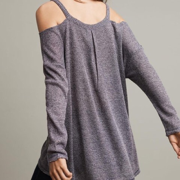 ANTHROPOLOGIE Deletta | millipa cold shoulder top - Picture 3 of 8